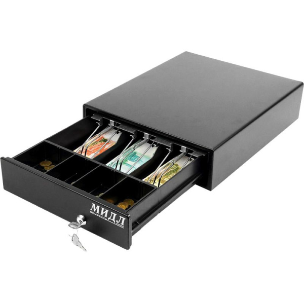 Денежный ящик 1.0/КО (компакт. черный)