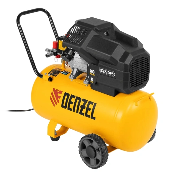 Компрессор воздушный Denzel DKV2200/50, 58083