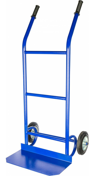 Тележка двухколесная грузовая КГР 200 с колёсами d 200 мм литая резина