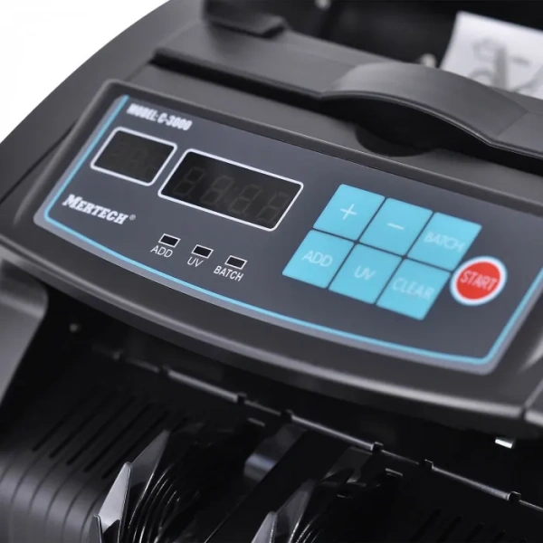 Счетчик банкнот Mertech C-3000 Black