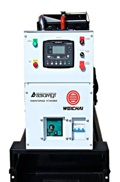 Дизельный генератор Азимут АД-40С-Т400-1РМ7 (40 кВт, открытое исполнение, двигатель Weichai Power)