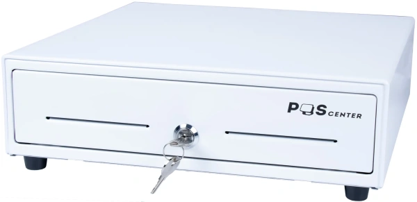 Денежный ящик POScenter 13E 330x335x90 распайка для "Epson/АТОЛ, без датчика открытой крышки", белый