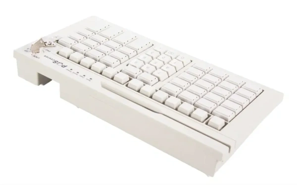 Клавиатура программируемая POScenter S67 Lite (67 клавиш, ключ, USB), белая, арт. PCS67WH