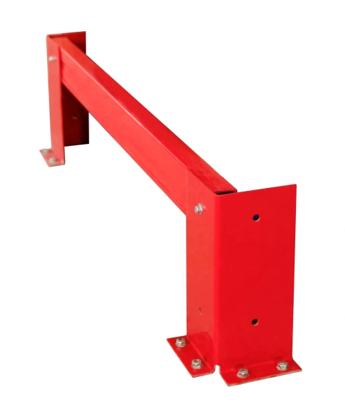 Угловое защитное ограждение 1250 (376, RAL 3027) в комплекте