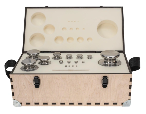 Набор гирь ГО-ПН-1мг-5кг класс точности М1 (Ферритная нержавейка)