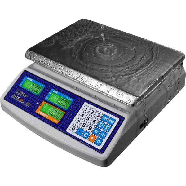Весы торговые MERCURY M-ER 329AС-15.2 IP68 LCD "Fisher"