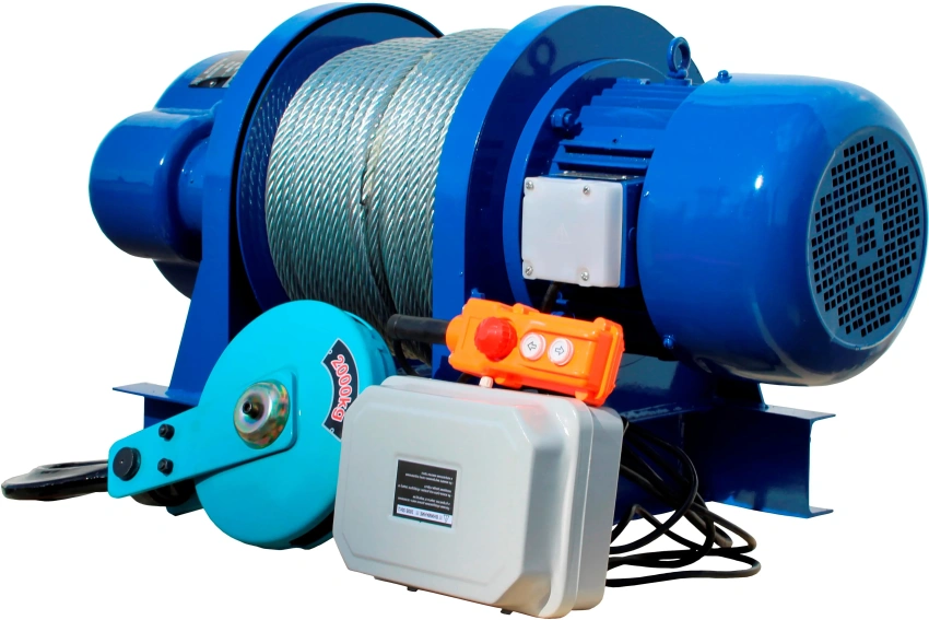 Лебедка электрическая тяговая стационарная Shtapler KDJ (J) 2000/1000кг 50/100м 380В