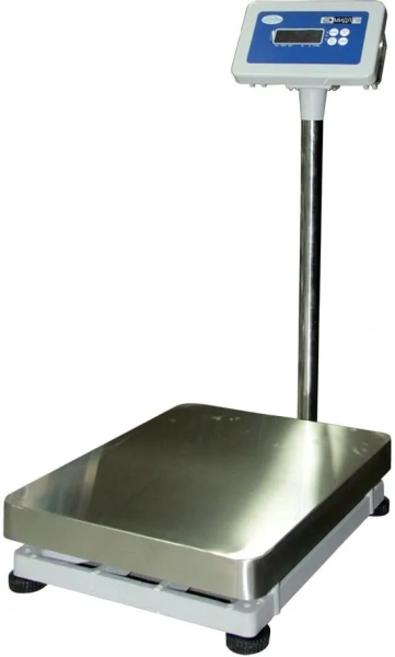 Весы товарные МП 600 ВДА Ф-3(100/200; 600х800 нерж) нерж "Батискаф"