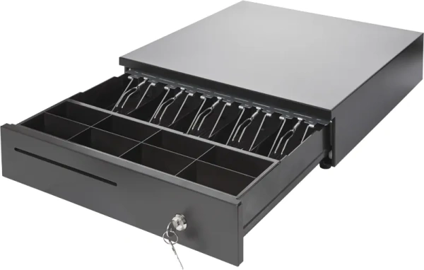 Денежный ящик PayTor HT-410P, Черный, Переходник, Epson