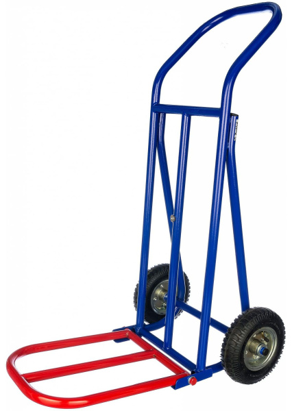Тележка двухколесная грузовая КГМ 200 колёса пневмо d 200мм Тележка двухколесная грузовая КГМ 200 колёса пневмо d 200мм