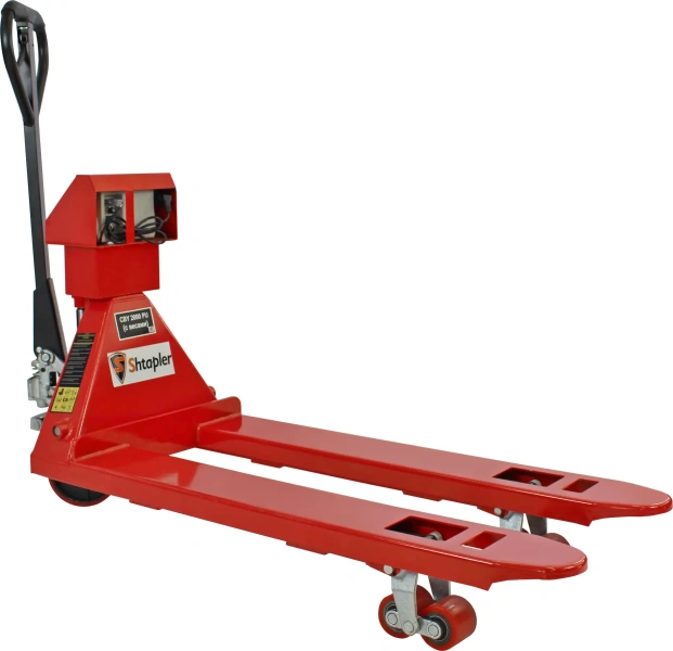 Ручная гидравлическая тележка с весами Shtapler CBY 2500 PU