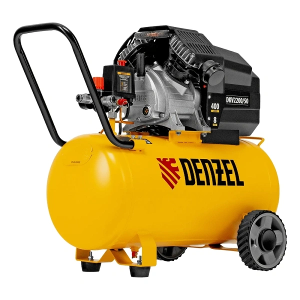 Компрессор воздушный Denzel DKV2200/50, 58083