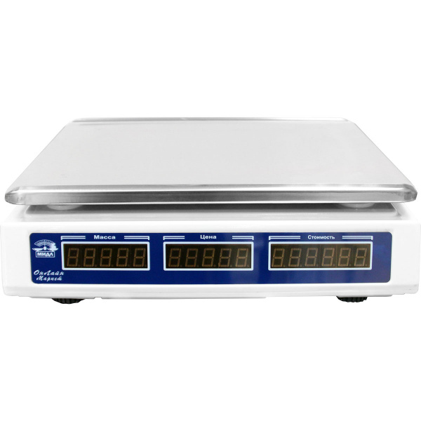 Весы торговые электронные МИДЛ МТ 30 МЖА (5/10, 230х330) «Онлайн Маркет» RS 232/USB У авто