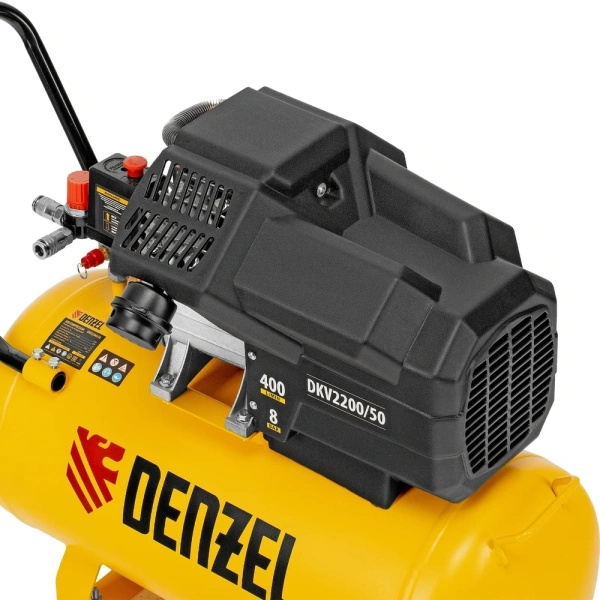 Компрессор воздушный Denzel DKV2200/50, 58083