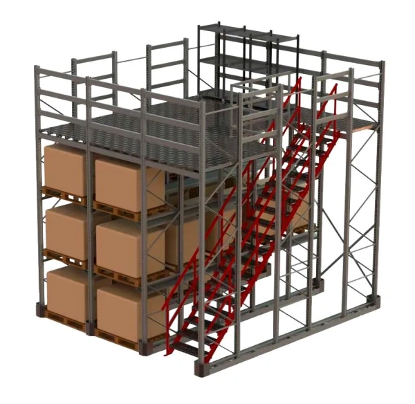 Мезонинные стеллажи