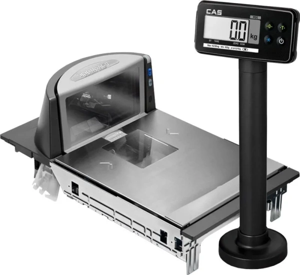Встраиваемые торговые весы-сканер CAS PDS-II-30D (254х240)