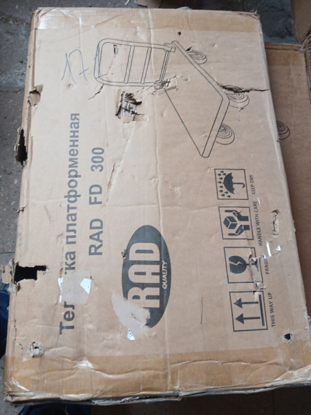 Тележка платформенная четырёхколёсная RAD FD 300 (900х600) (Уценка) 241098