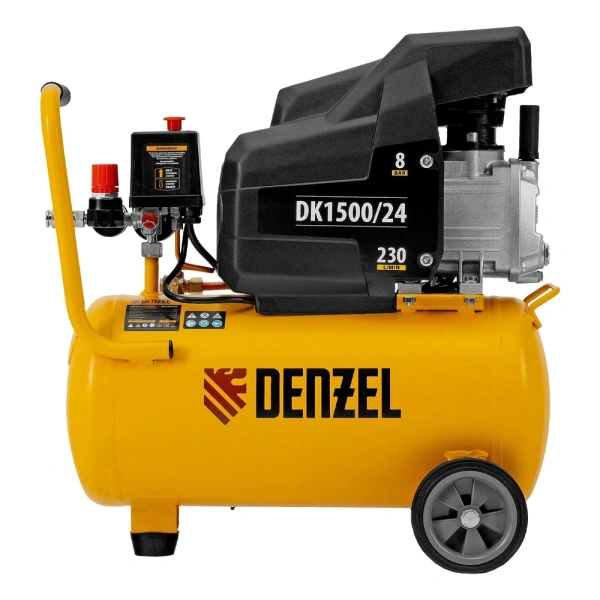 Компрессор воздушный Denzel DK1500/24, 58063
