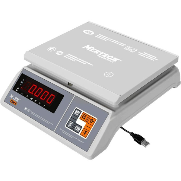Весы MERCURY M-ER 326AFU-15.1 LED с USB COM