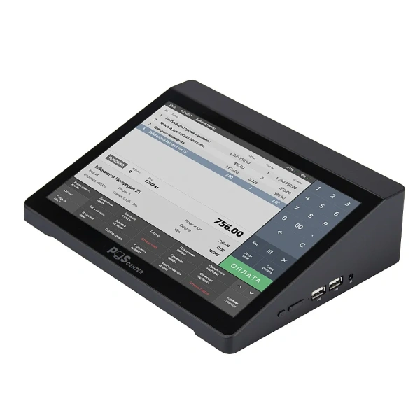 Компактный сенсорный POS-терминал POScenter Prime (10.1" Intel Apollo Lake J3355, 2.0 GHz; RAM4Gb; eMMC64; без АКБ; Wi-Fi; BT) без ОС