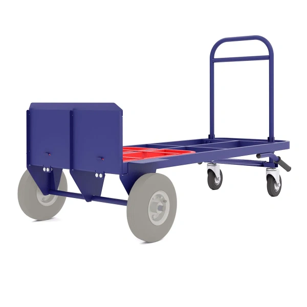 Тележка двухколесная грузовая универсальная ТГУ 300 с колесами