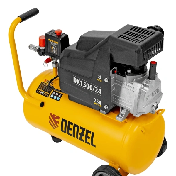Компрессор воздушный Denzel DK1500/24, 58063