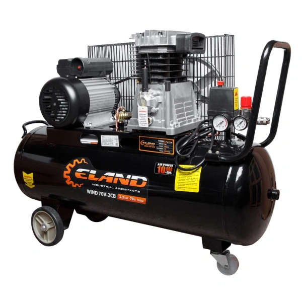 Компрессор воздушный ELAND WIND 70V-2CВ ременной
