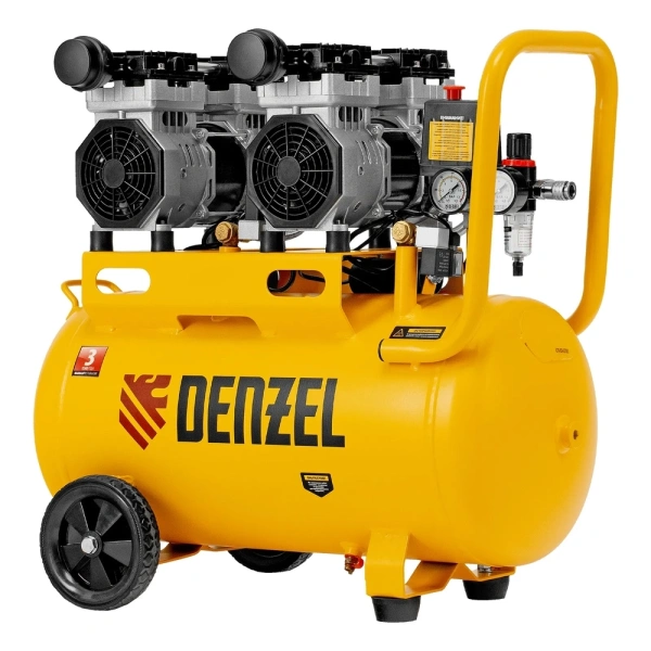 Компрессор безмасляный Denzel DLS 1500/50, 58027