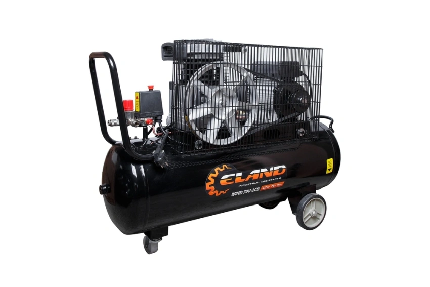 Компрессор воздушный ELAND WIND 70V-2CВ ременной