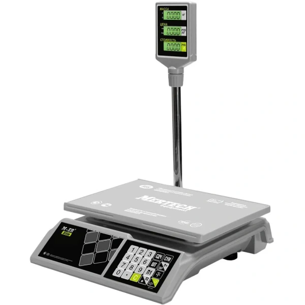 Весы торговые M-ER 326ACP-32.5 LCD "Slim" Белые
