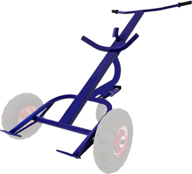 Тележка для перевозки металлических бочек КБ 1 без колёс Тележка для перевозки металлических бочек КБ 1 без колёс