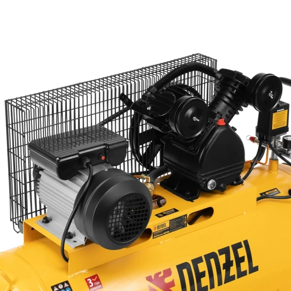 Компрессор с ременным приводом Denzel BCV2200/100, 58110