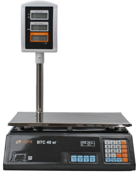 Весы торговые МЕРА ВТС 40