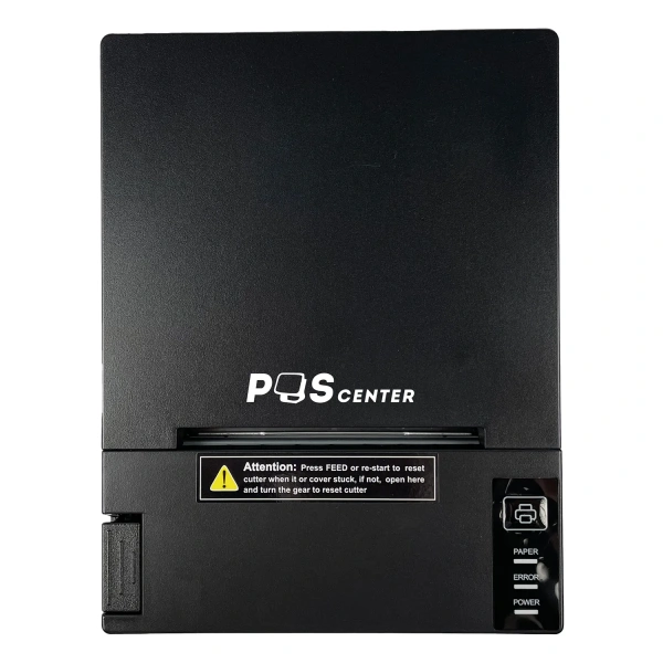 Принтер чеков POScenter RP-80 (80мм, 230 мм/сек, автоотрез, звук.сигнал, USB+LAN) черный