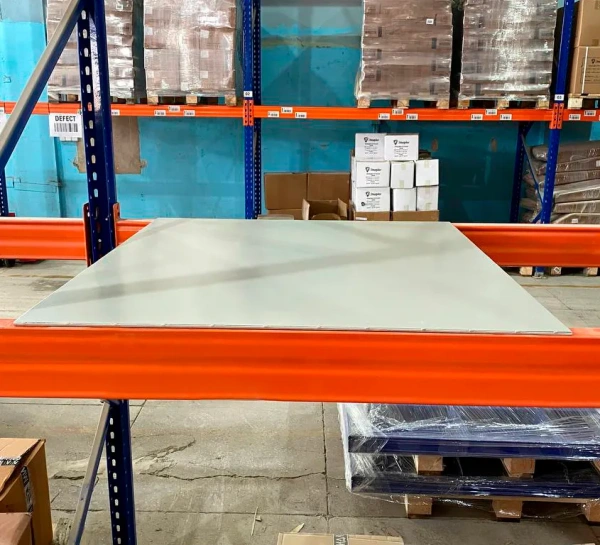 Стеллаж металлический с полками (нагрузка на уровень 3000 кг) 2 уровня