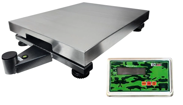 Весы фасовочные напольные МИДЛ МП 150 ВДА Ф-3 (20/50, 300х300, нерж.) «Красная армия авто»