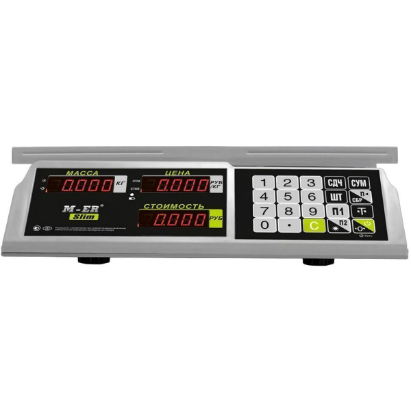 Весы торговые M-ER 326AC-15.2 LED "Slim"