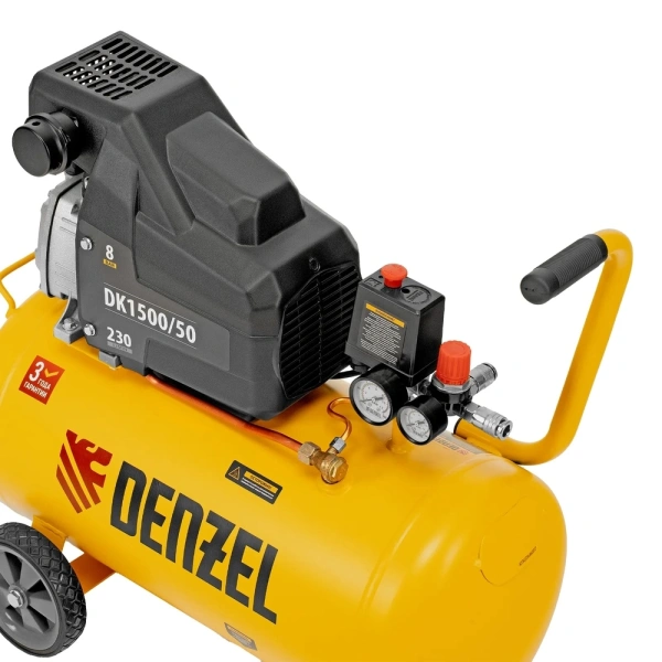 Компрессор воздушный Denzel DK1500/50, 58064