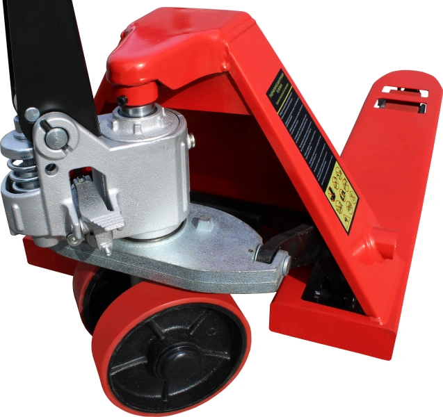 Тележка гидравлическая ручная с короткими вилами Shtapler AC 2500 PU, длина вил 800мм