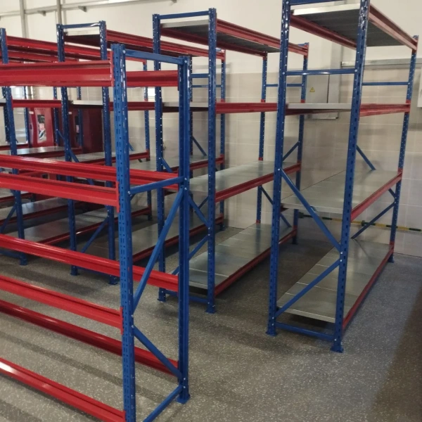 Стеллаж металлический с полками (нагрузка на уровень 3000 кг) 2 уровня