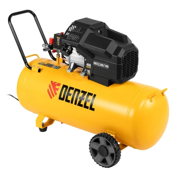 Компрессор воздушный Denzel Х-PRO DKV2200/100, 58079