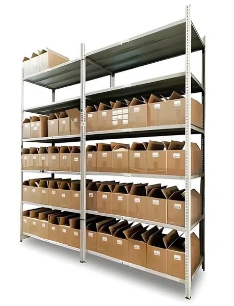 Стеллажи металлические для гаража (нагрузка на полку 120 кг) 8 полок