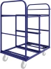 Тележка платформенная четырёхколёсная трехъярусная ТДЯ (636х896х1013мм) без колёс