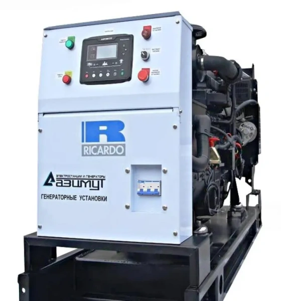Дизельный генератор Азимут АД-60С-Т400-1РМ9 (60 кВт, открытое исполнение, двигатель Baudouin Moteurs)